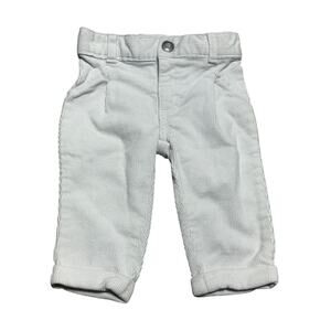 Carters white corduroy pants size 3 months